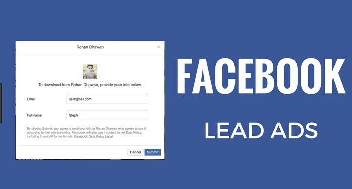 Facebook lead ad